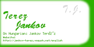 terez jankov business card